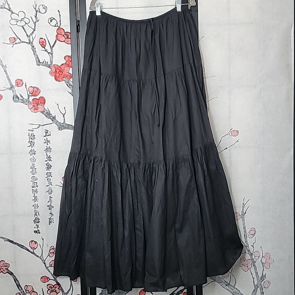 Dissh Fletcher Black Linen Blend Skirt Size 14 - Picture 9 of 9